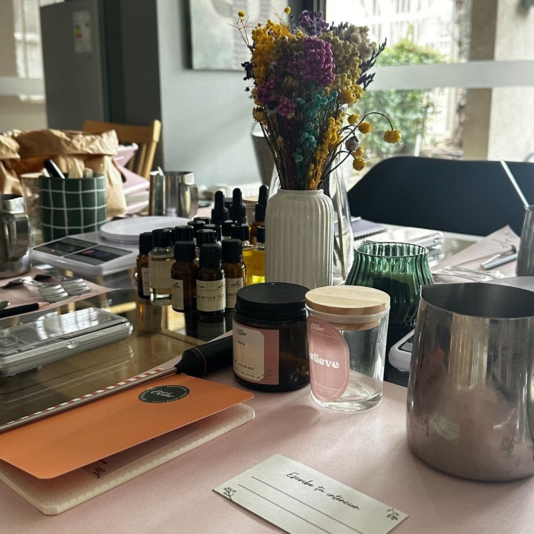 Workshop Velas de Soja 22 NOVIEMBRE