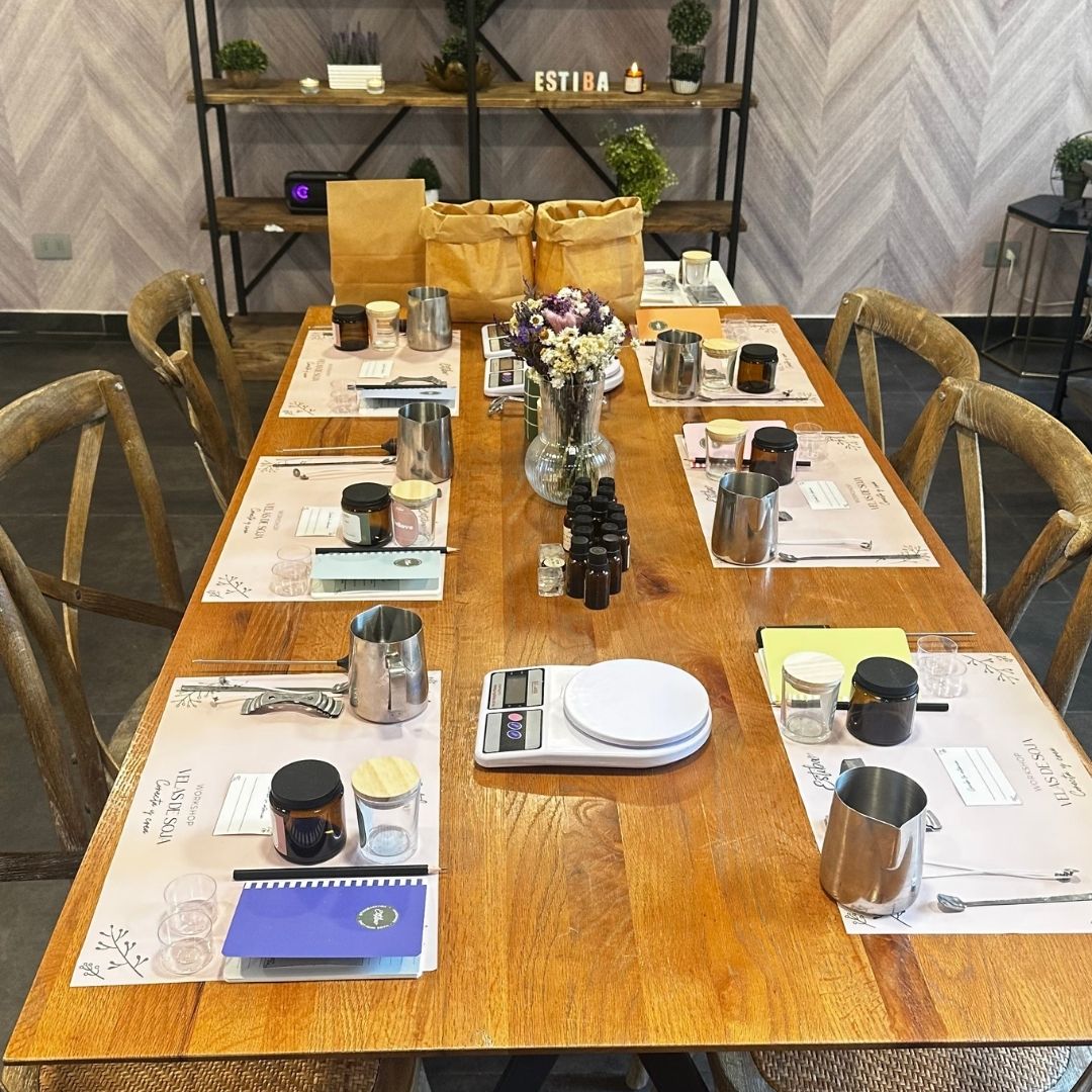 Workshop Velas de Soja 22 NOVIEMBRE